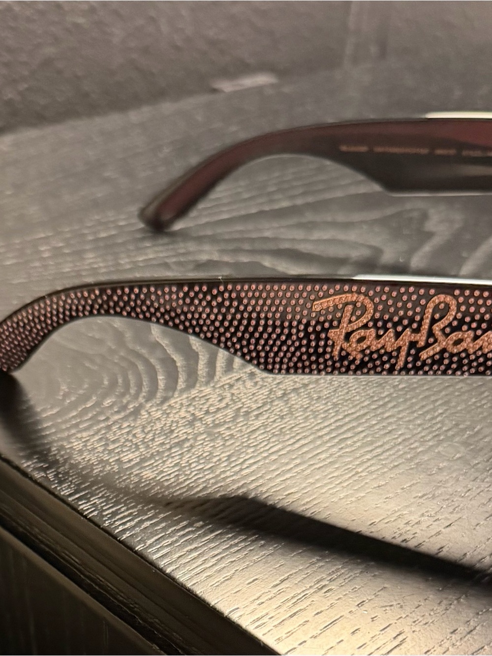 Ray-Ban Black Sunglasses with Crystals - Picture 4 of 5